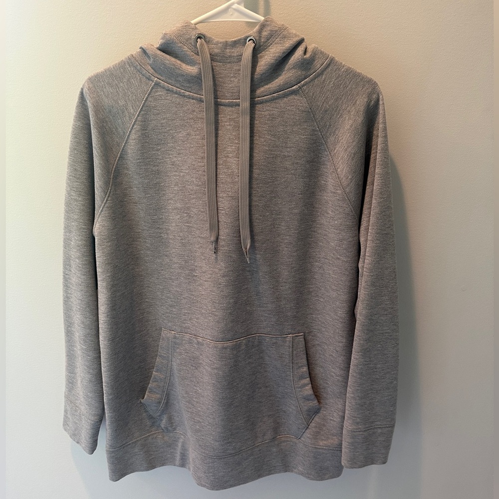 Athleta Gray Sweatshirt Relaxed Fit Hoodie